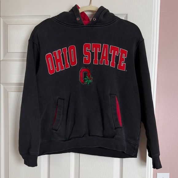 Other - Ohio State Black and Red Hoodie